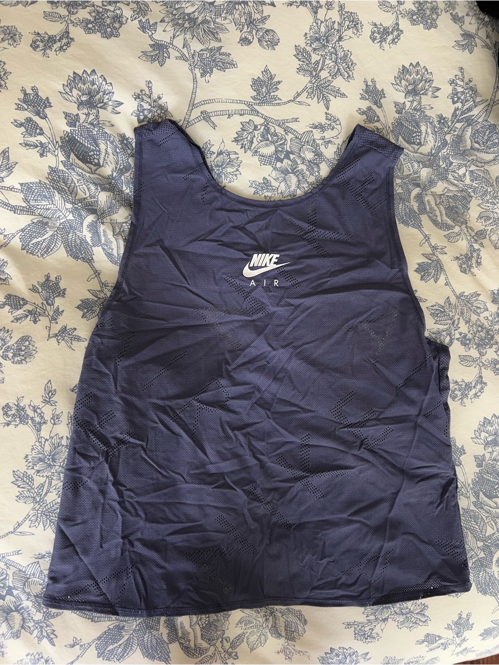 Nike Dusty Purple Athletic Tank with White Logo